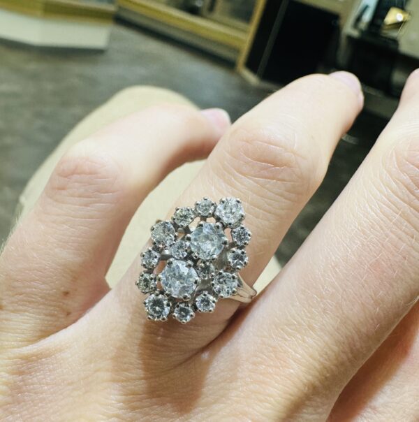 bague marquise diamants